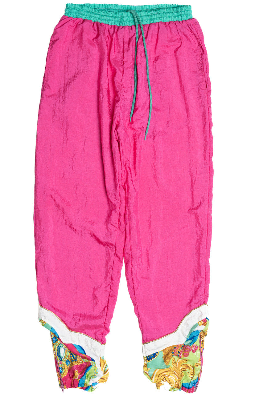 Vintage Hot Pink Watermelon Clipper Bay Track Pants (1990s)