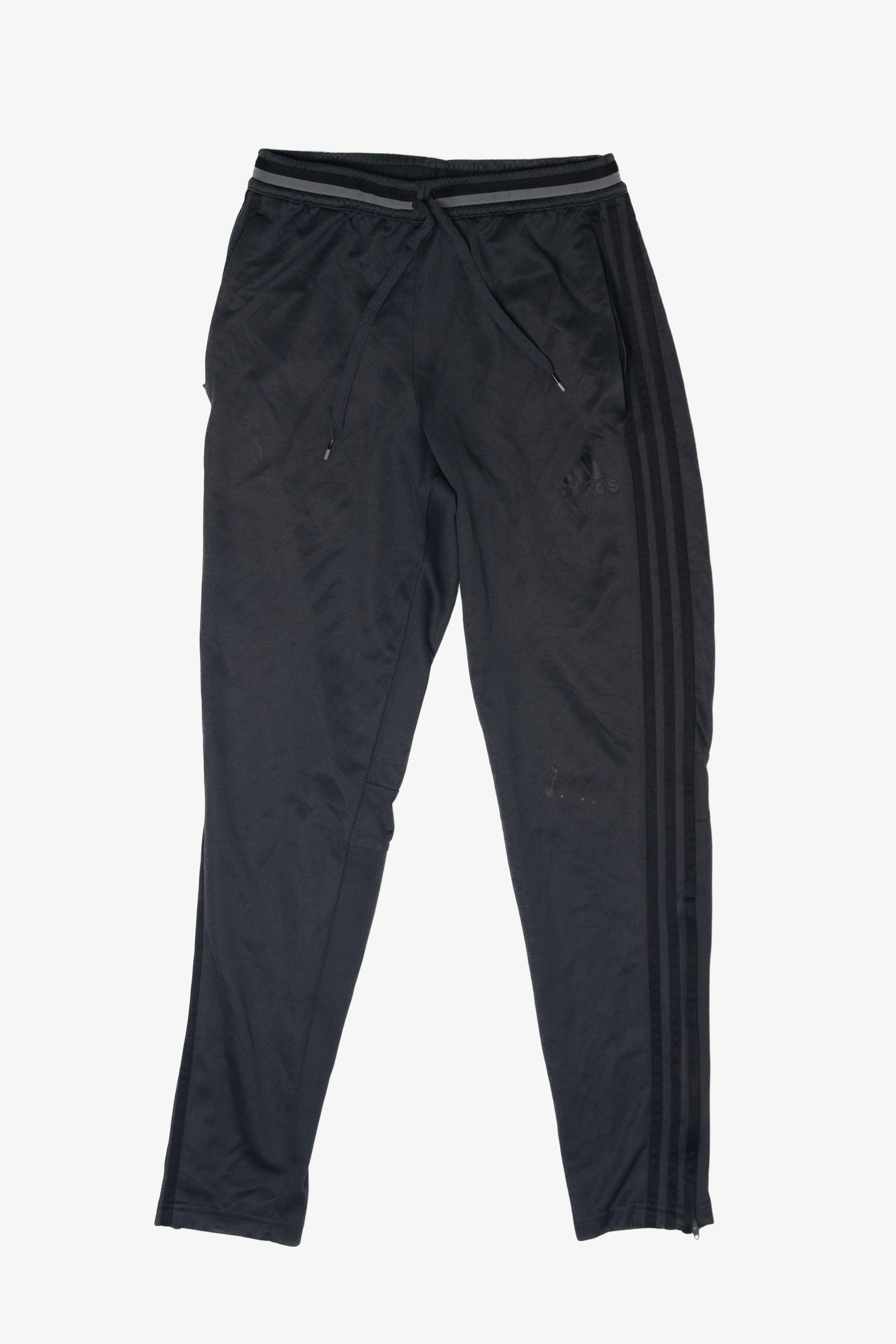 Recycled Dark Gray Adidas Track Pants (2010s)