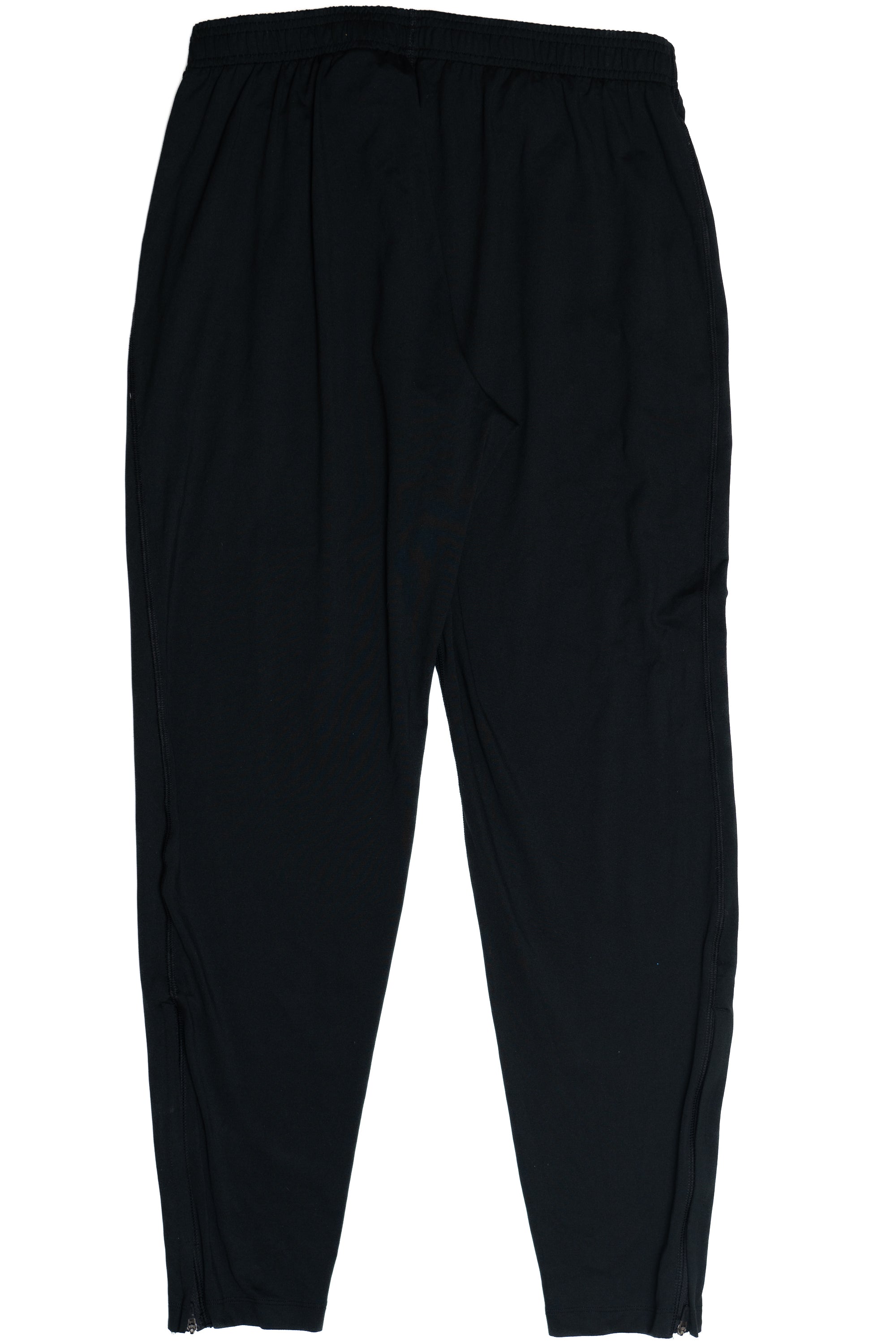 Black Nike Dri-FIT track pants with elastic waistband and tapered leg design for San Francisco embroidery detail.
