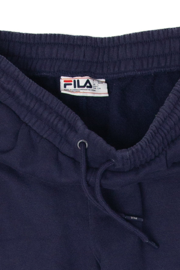 Recycled Dark Blue FILA Track Pants
