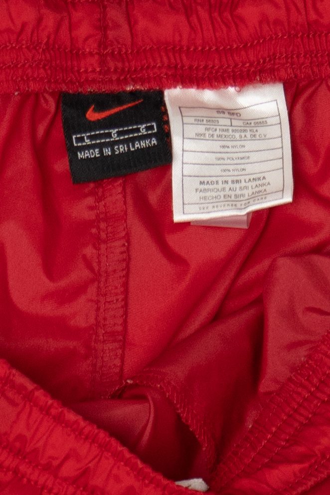 Vintage Red Nike Track Pants (1990s)