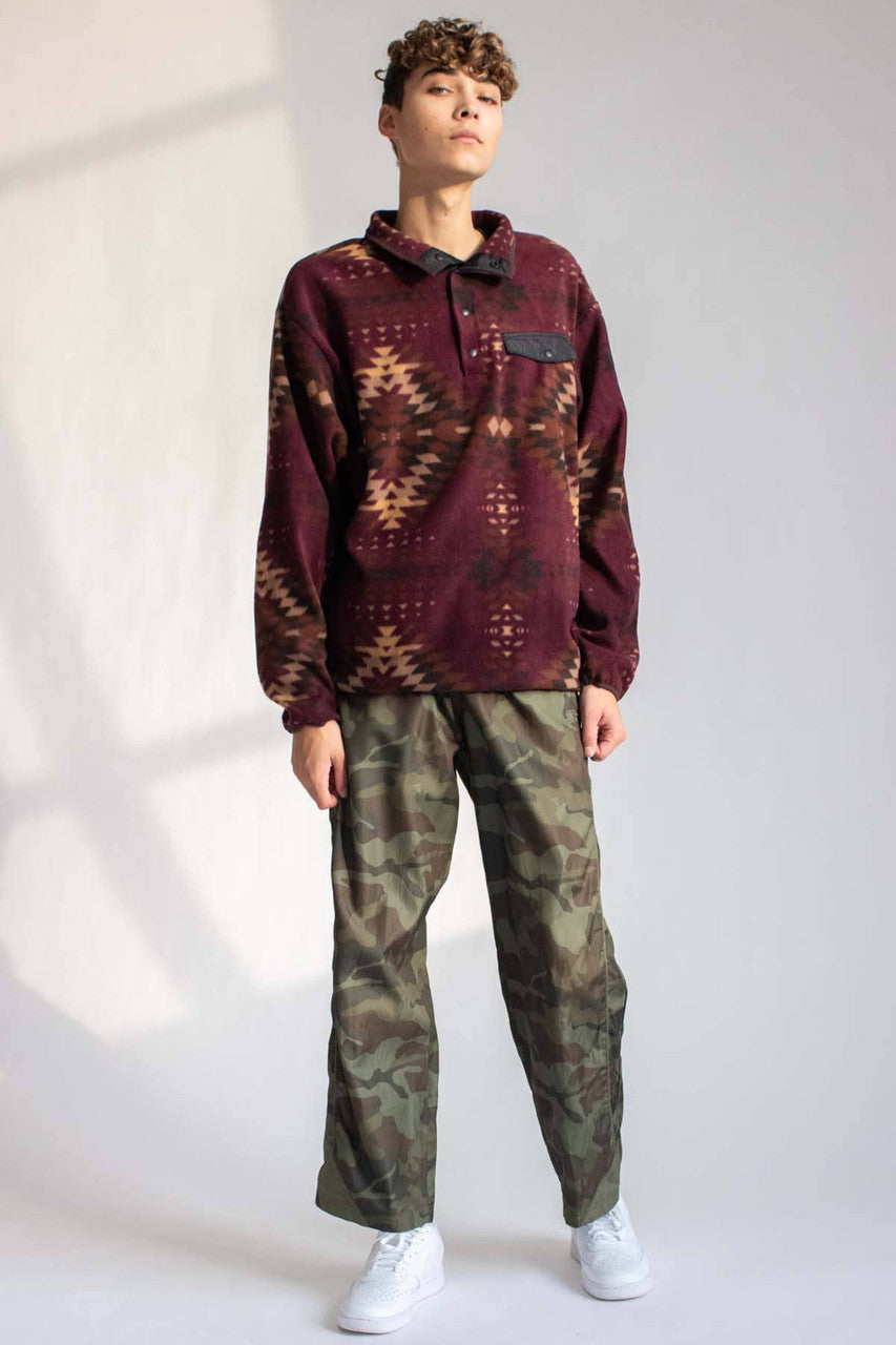 Green Camo Starter Track Pants (sz. XL 14-16)