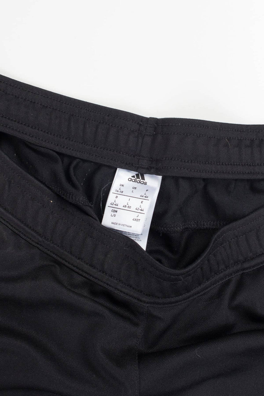 Reflective Stripes Adidas Soccer Track Pants (sz. L)