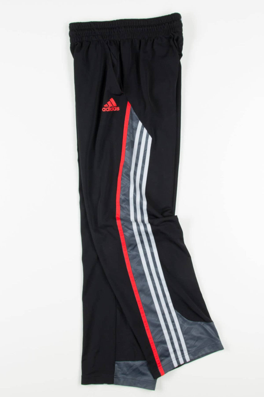 Adidas Grey & Red Stripes Basketball Pants (sz. S)