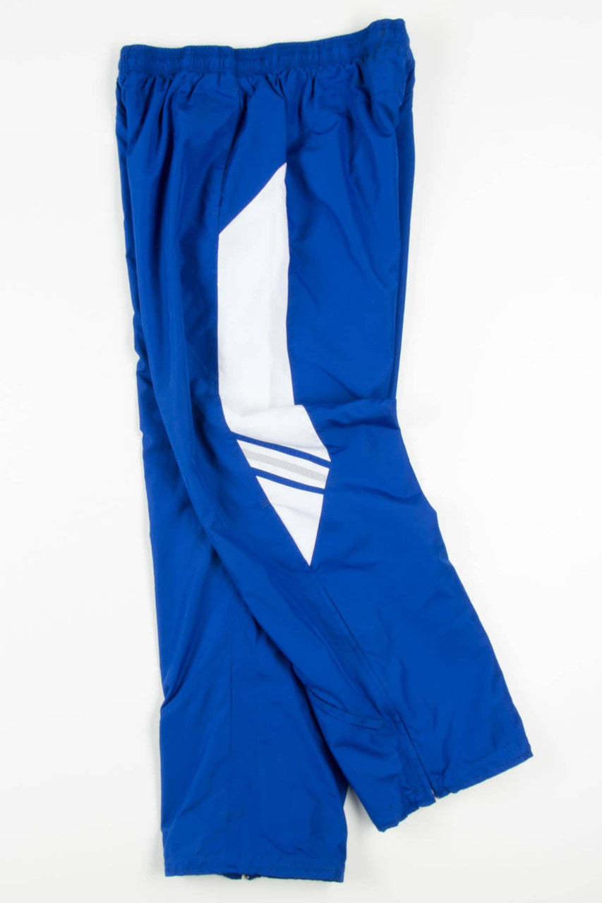 Adidas Blue 3 Stripes Track Pants (sz. L)