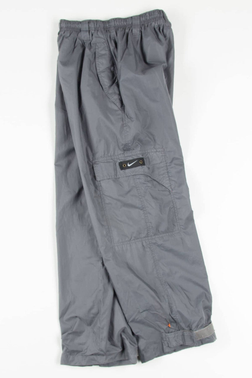 Grey Nike Windbreaker Track Pants (sz. L 14-16)