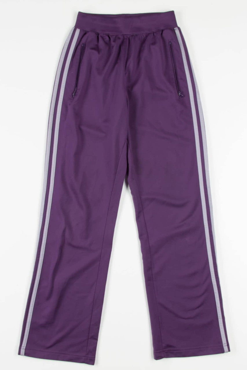 Purple Adidas Track Pants (sz. S)