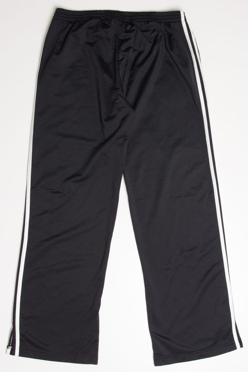Black 3 Stripes Adidas Track Pant (sz. L)