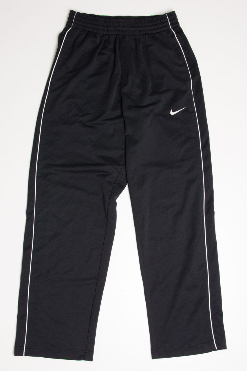 Nike White Pipe Detail Track Pants (sz. M)