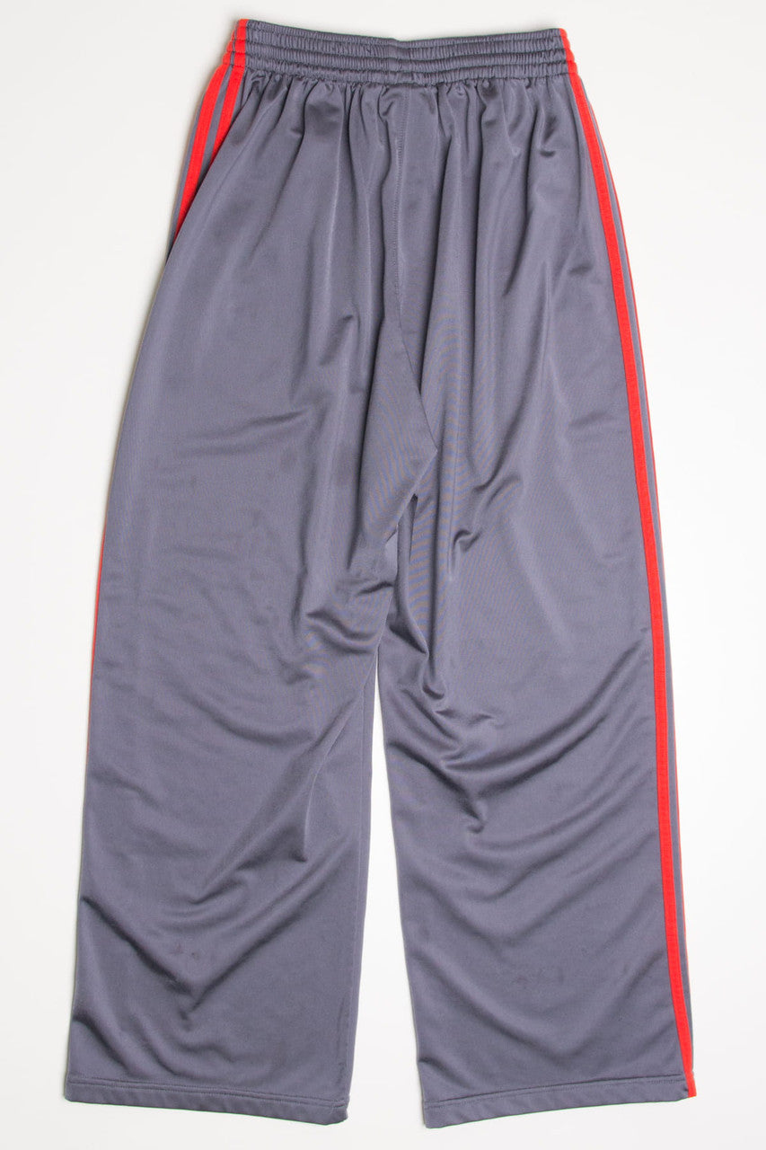 Grey 3 Striped Adidas Track Pants (sz. 38")