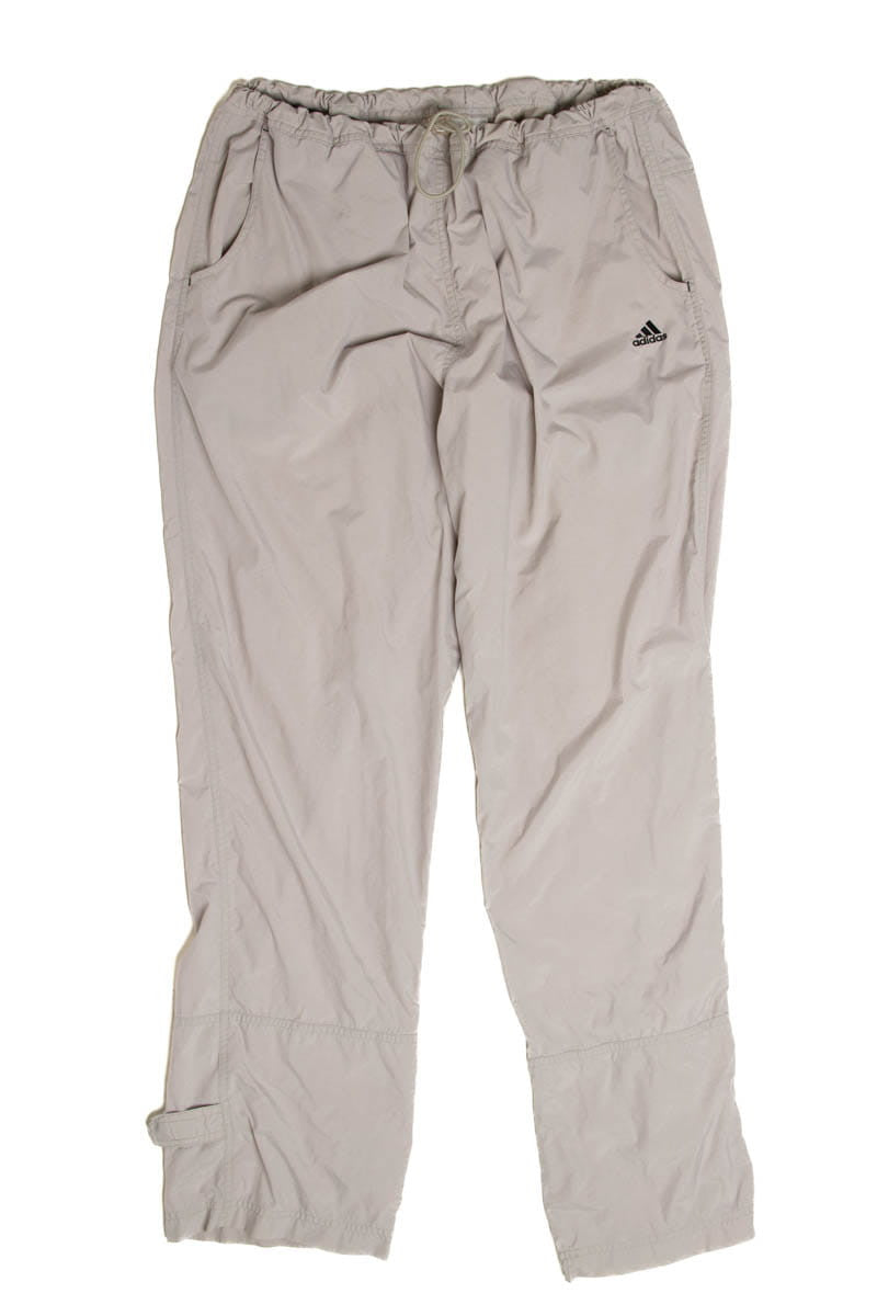 Light Gray Adidas Nylon Track Pants