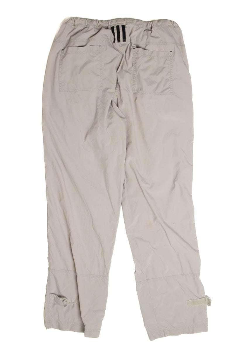 Light Gray Adidas Nylon Track Pants