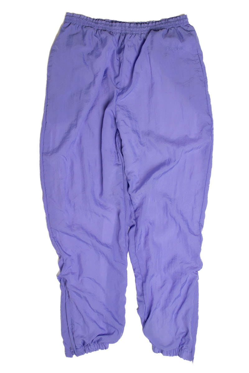 Periwinkle Reebok Nylon Jogger Track Pants