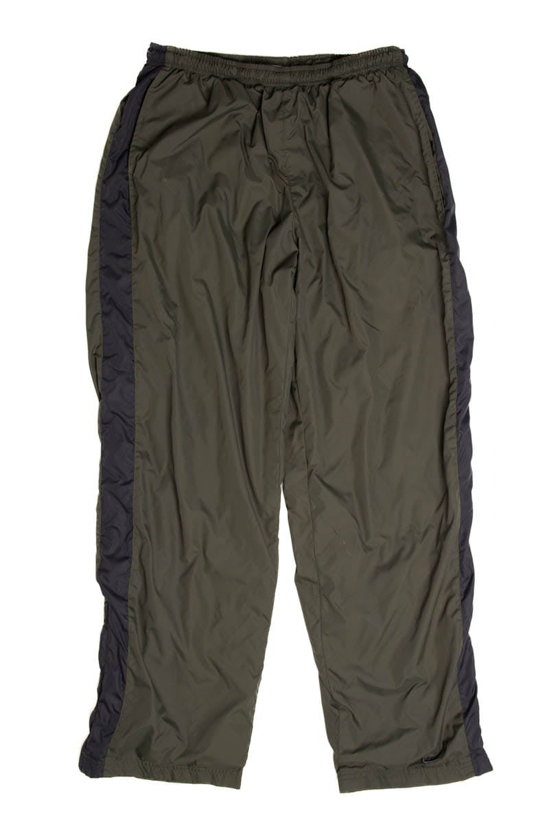 Army Green Nylon Nike Track Pants