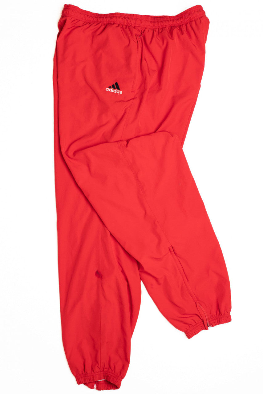 Red Adidas Track Pants 1