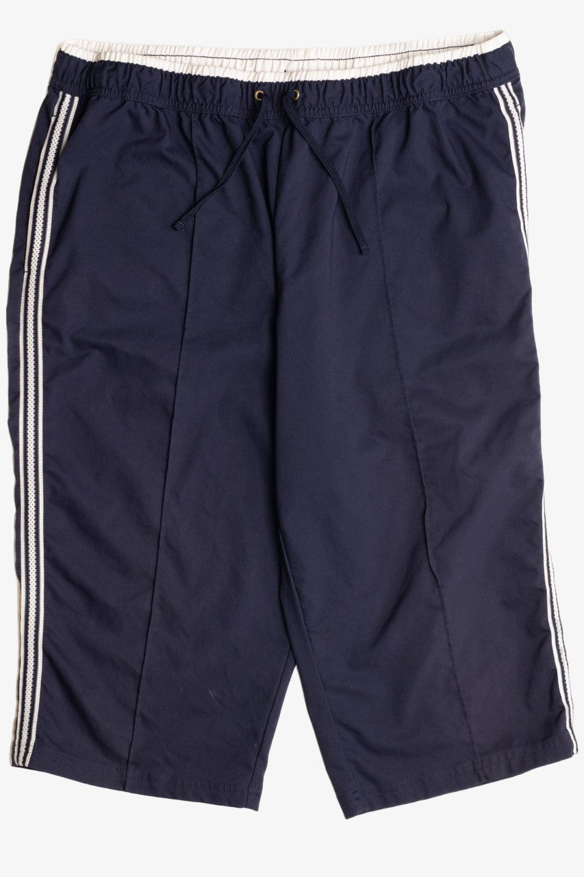 Dark Blue Track Capris 887