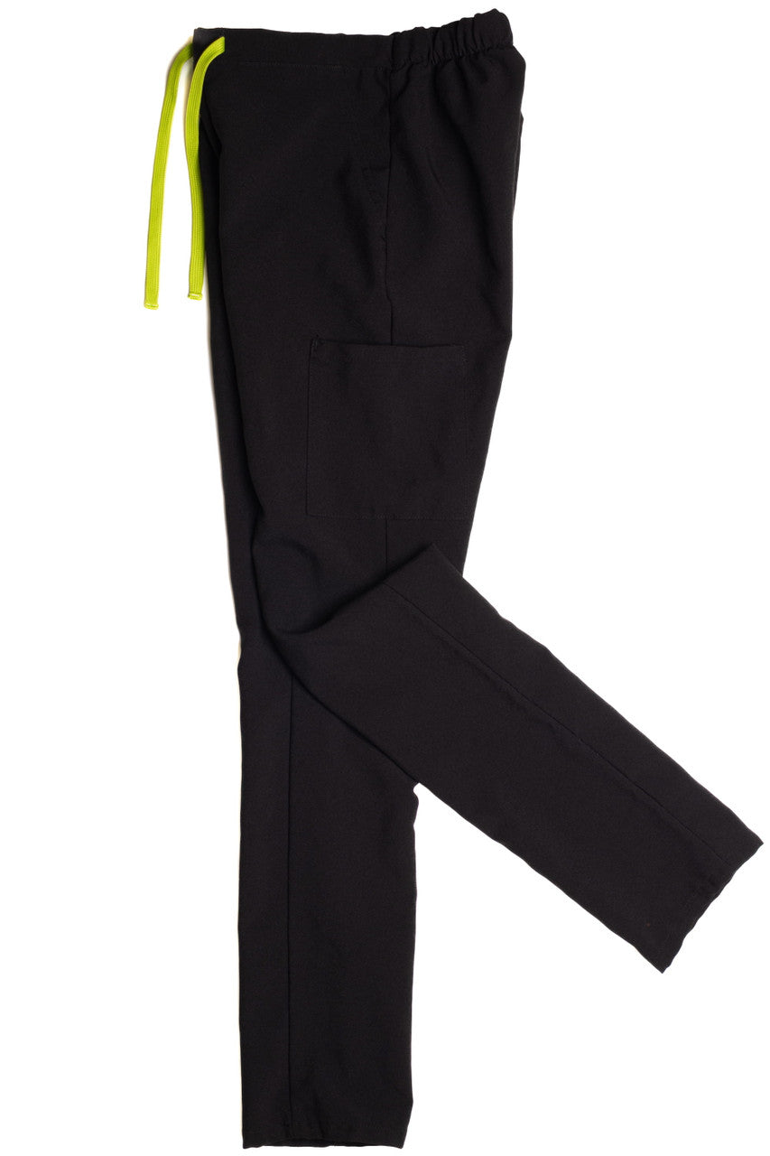 Black and Green Track Pants 892