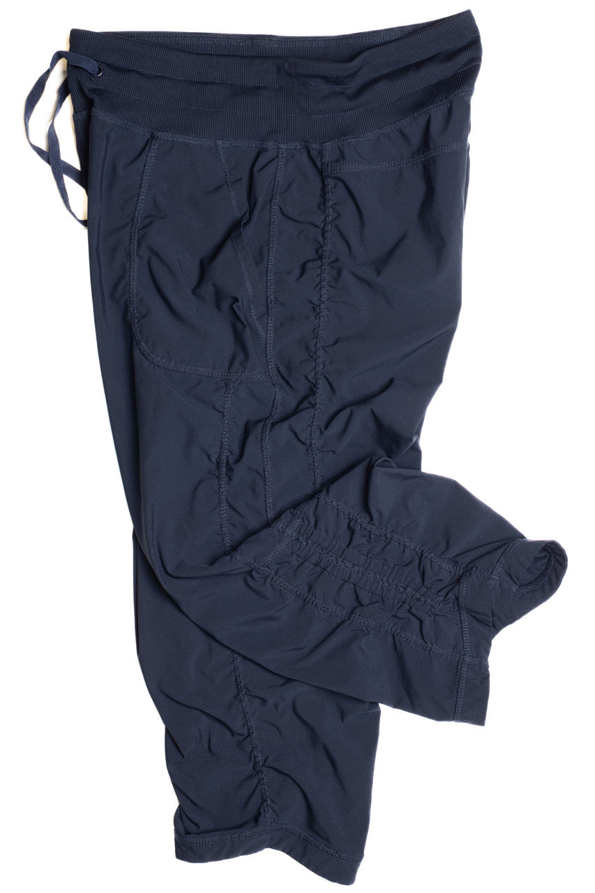 Dark Blue Capri Track Pants 934