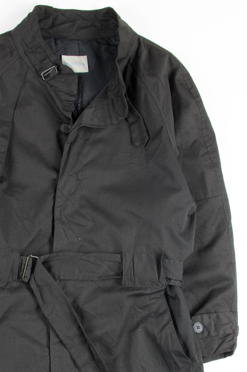 Black Vintage Trench Coat 3