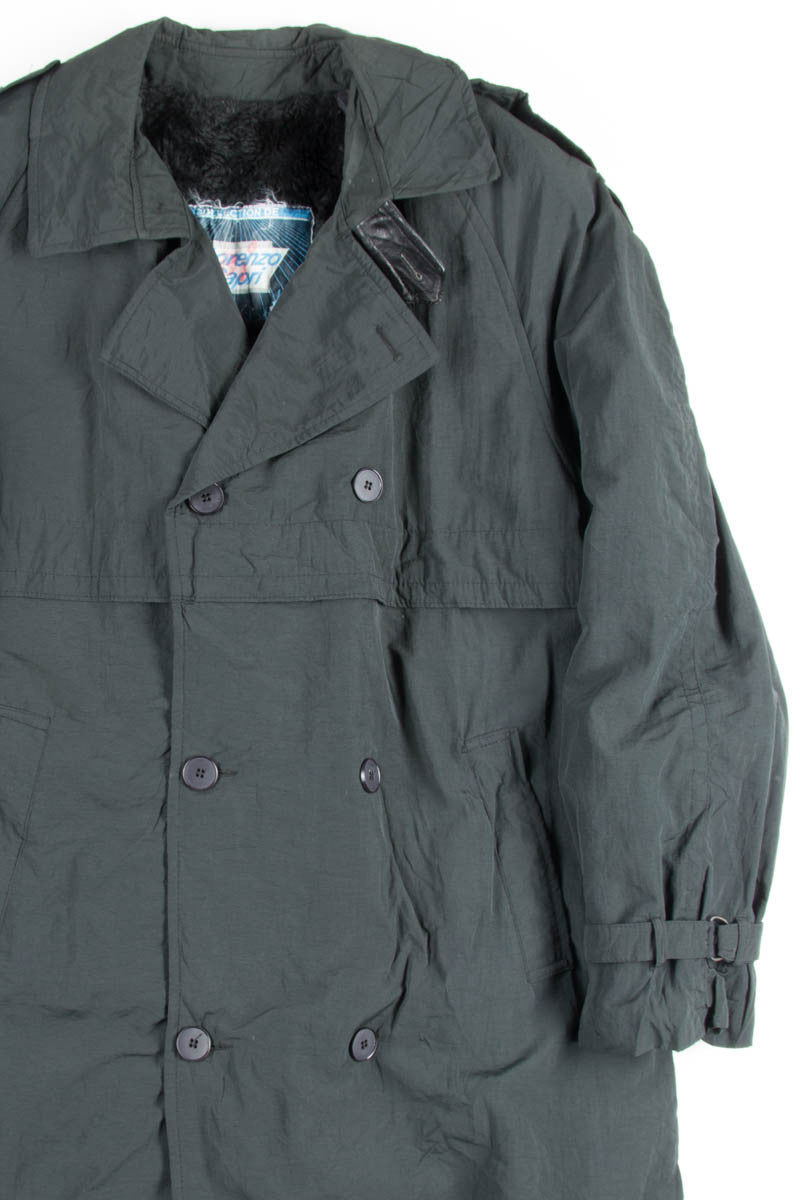 Black Vintage Trench Coat 1