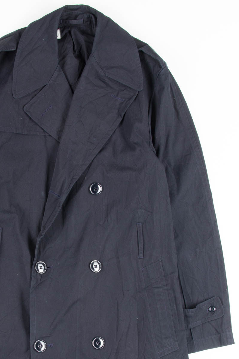 Navy Vintage Trench Coat