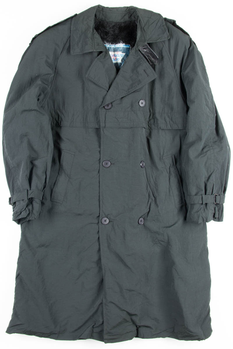 Black Vintage Trench Coat 1