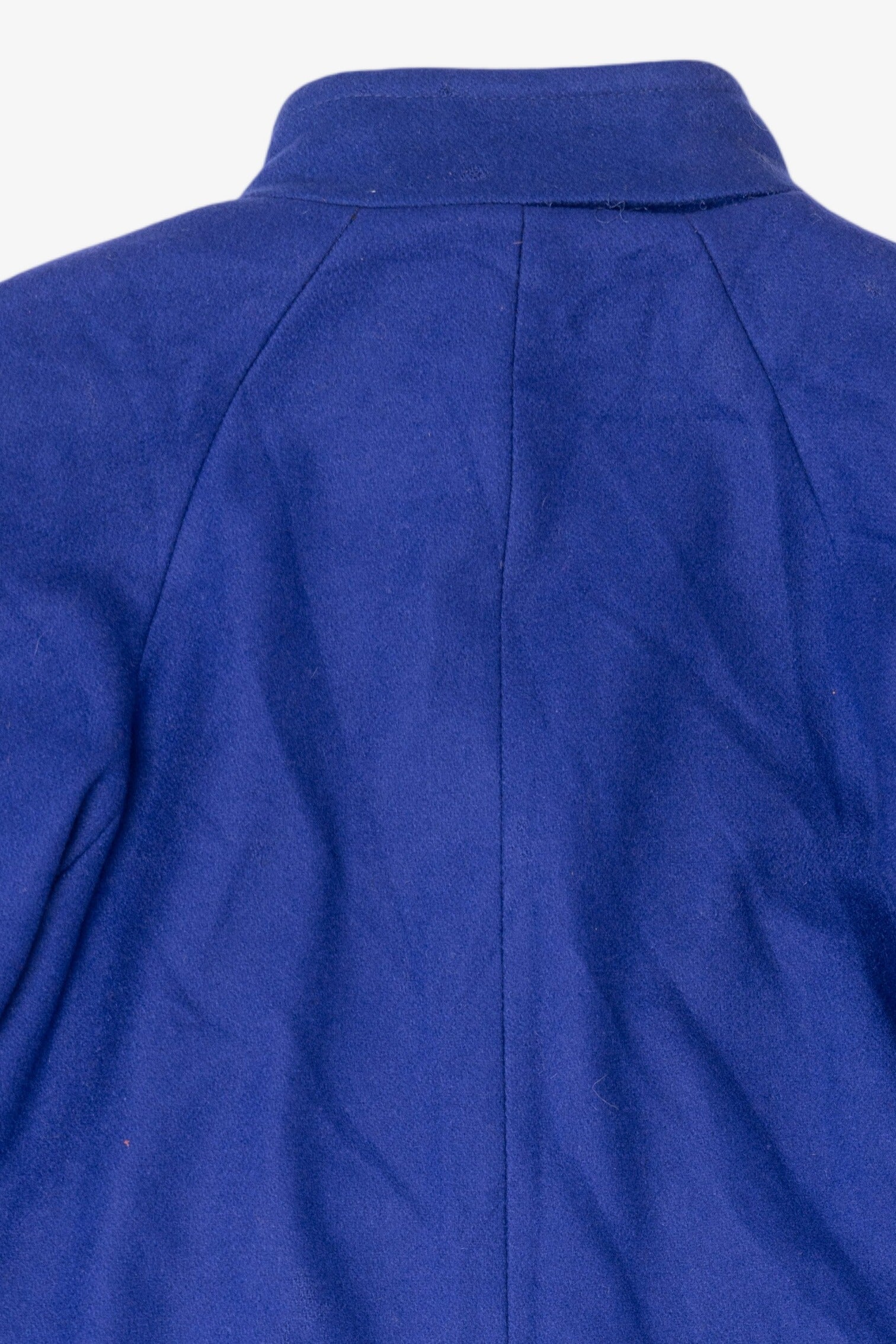 Vintage Blue Andrea Marin Trench Coat (1980s)