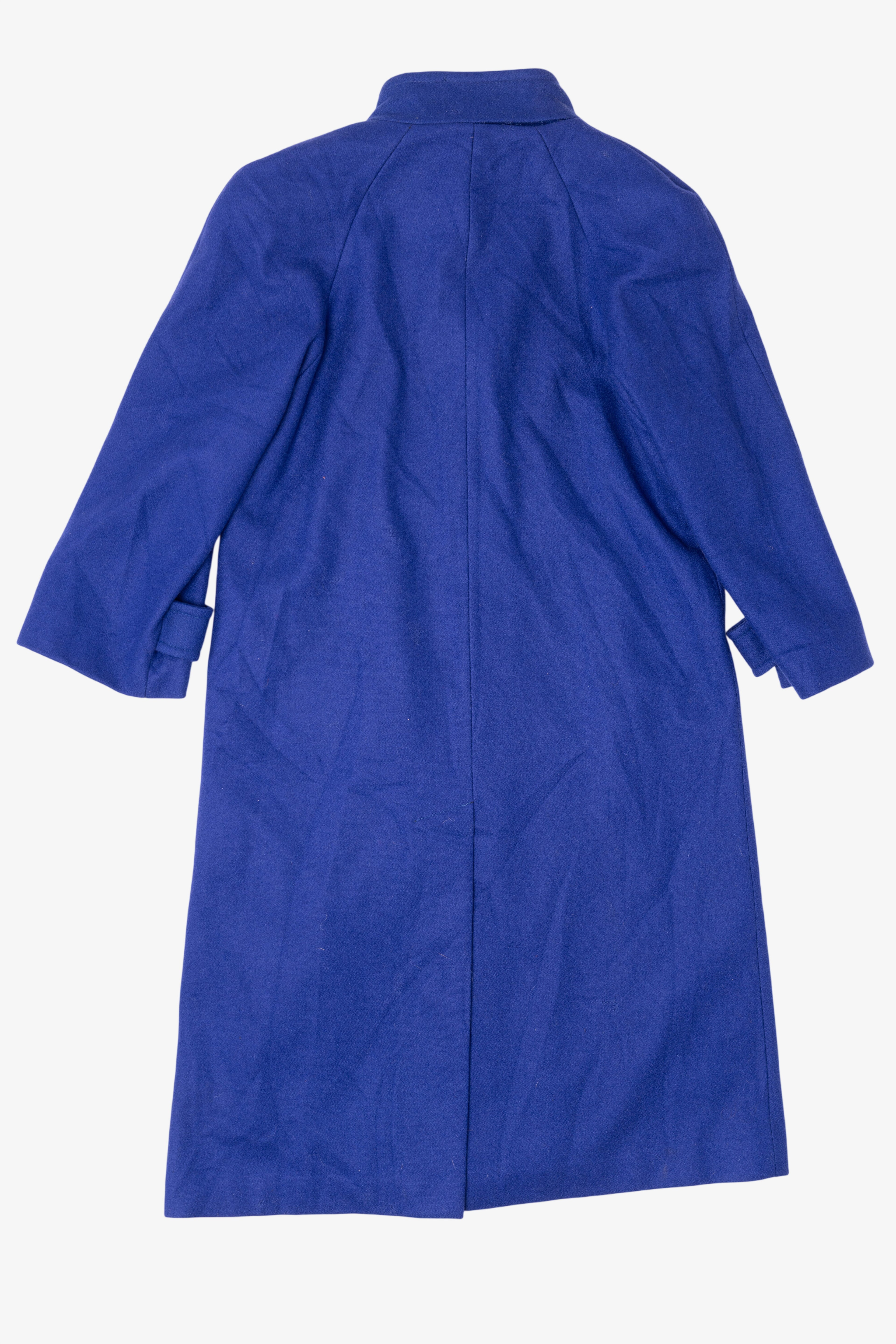 Vintage Blue Andrea Marin Trench Coat (1980s)