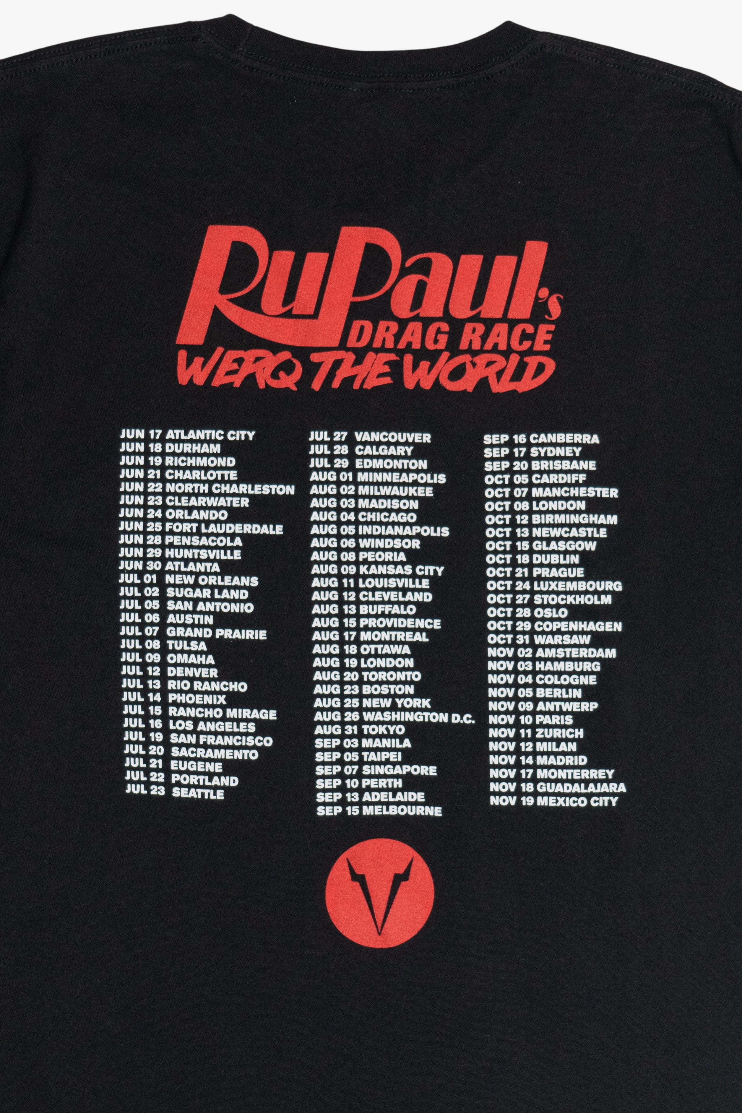Ru Paul's Drag Race Werq The World Tour T-Shirt (2020s)