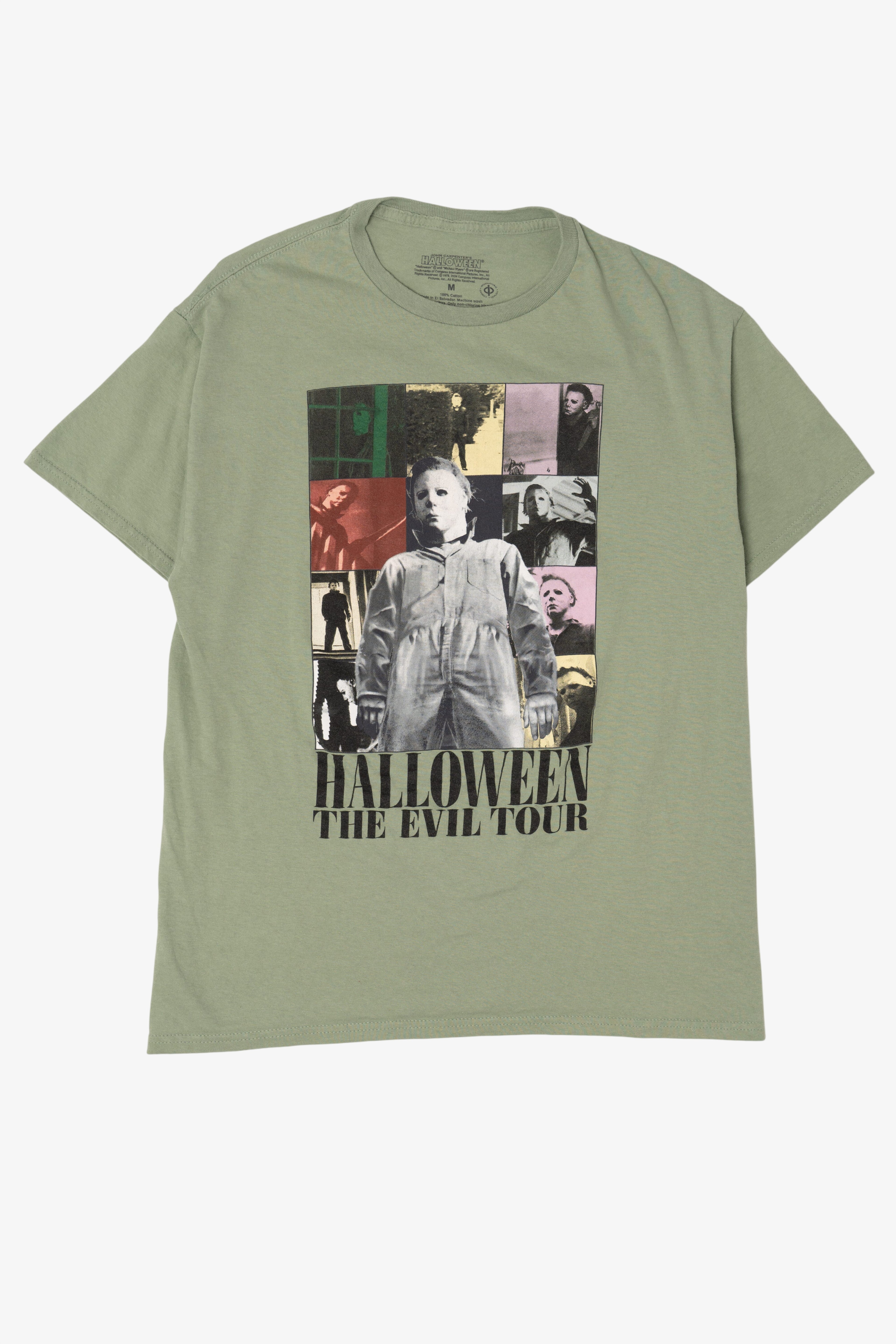 Light Green Halloween "The Evil Tour" T-Shirt (2020s)
