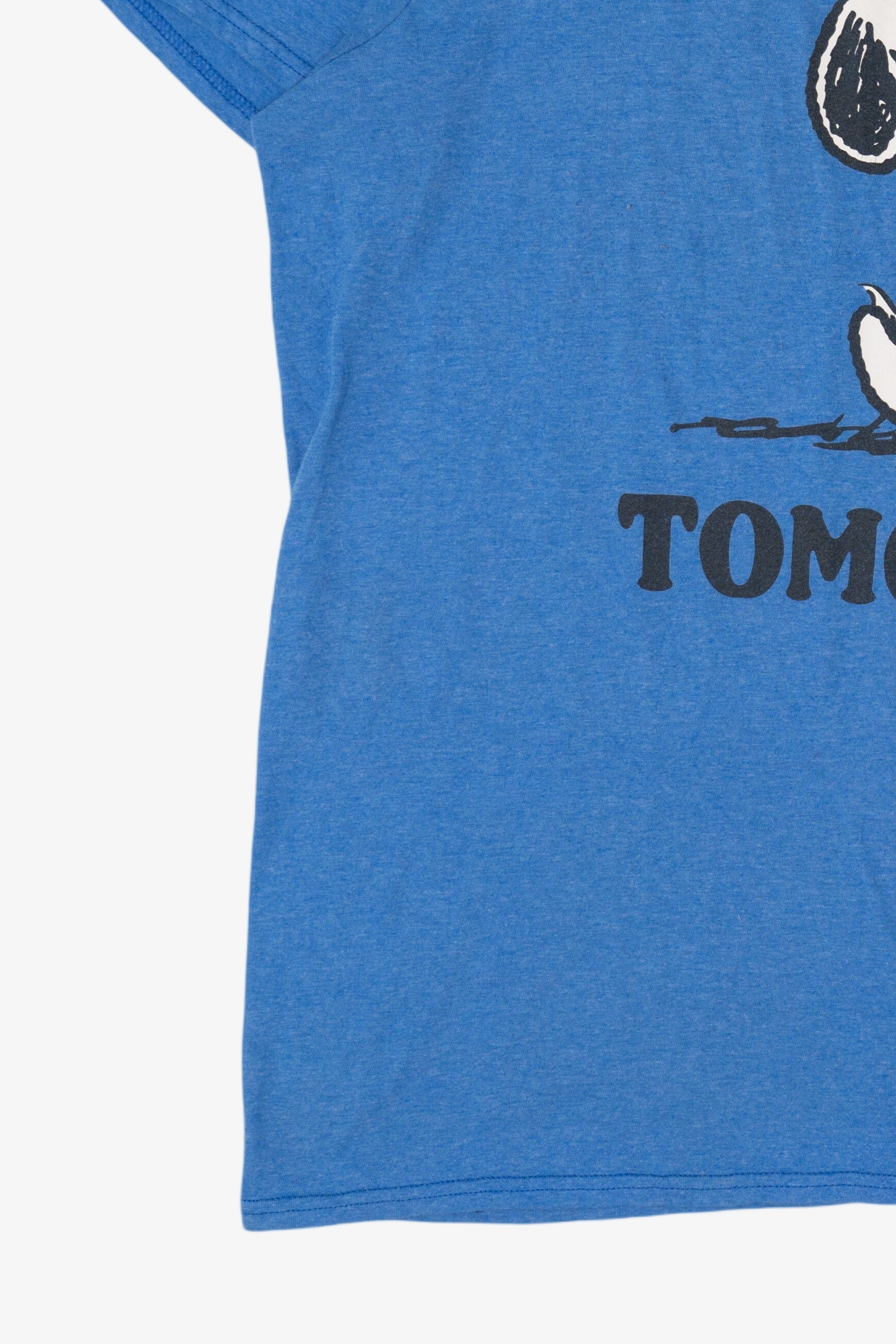 Blue Peanuts "I'll Do It Tomorrow" Snoopy Funny T-Shirt (2020s)