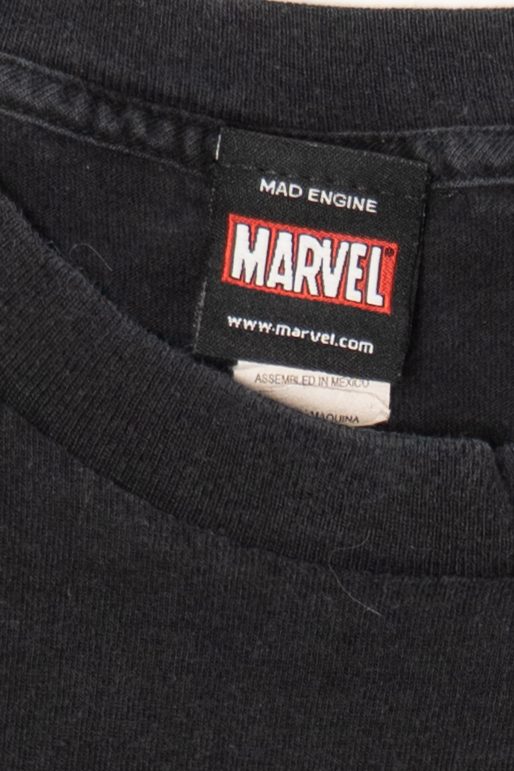 Vintage Marvel Avenger's Superheroes Black T-Shirt (2000s)