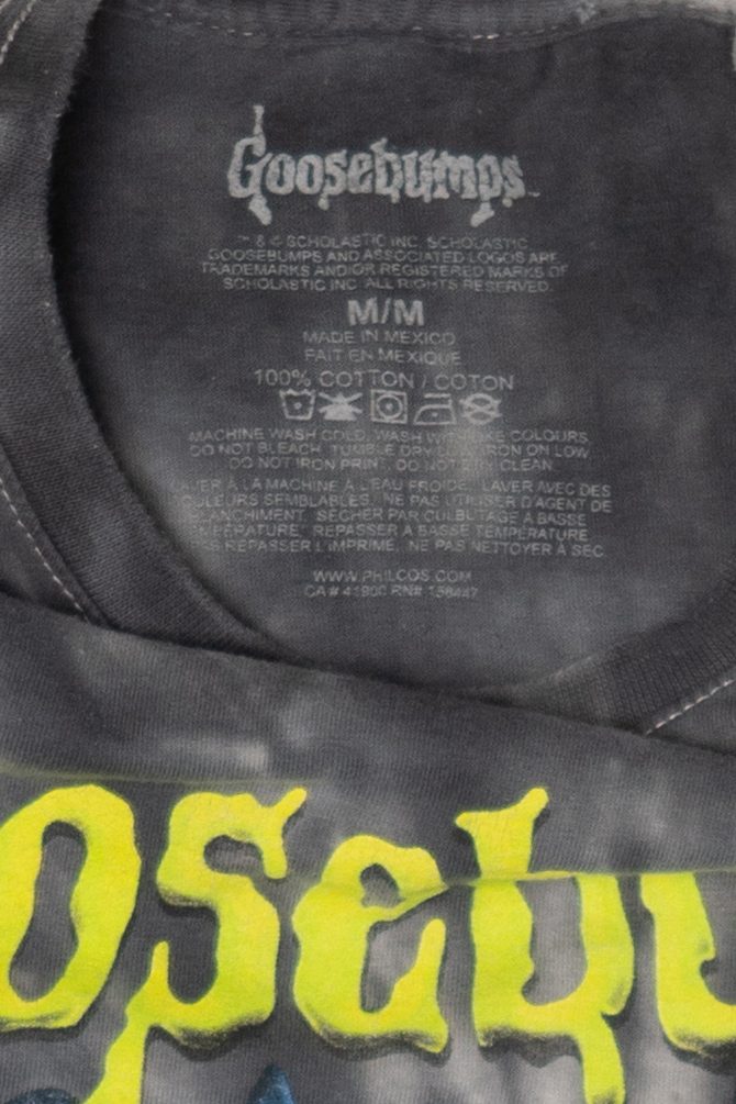 Gray Tie Dye Goosebumps T-Shirt (2010s)