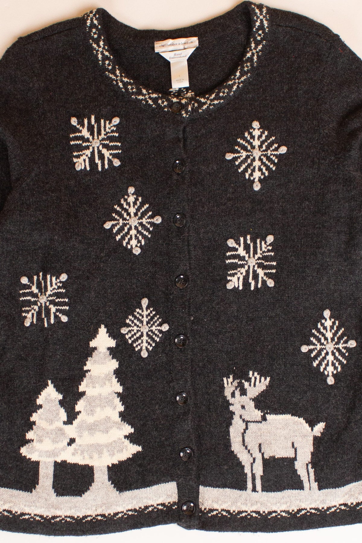 Christopher & Banks Ugly Christmas Cardigan (2010s)