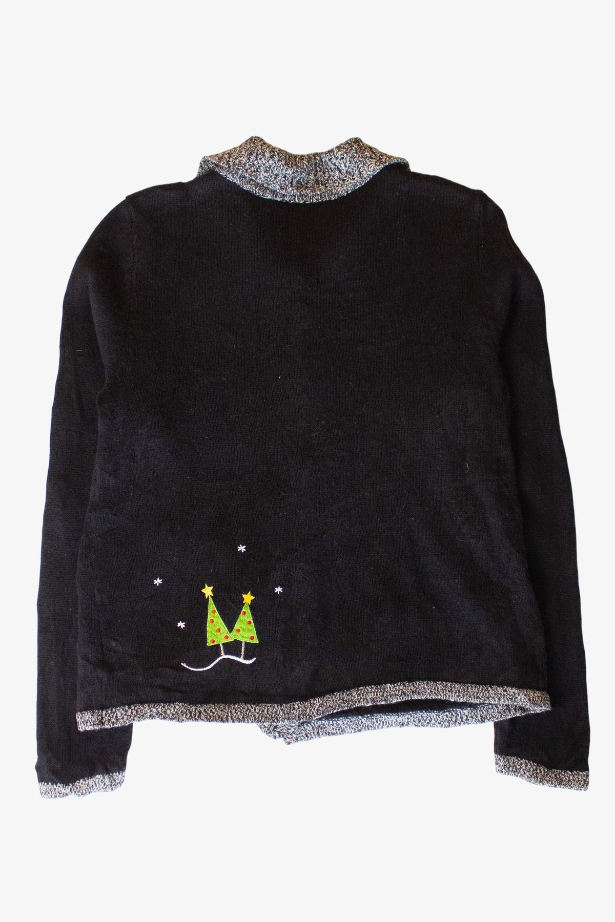 Truck & Cabin Christmas Cardigan (2000s)