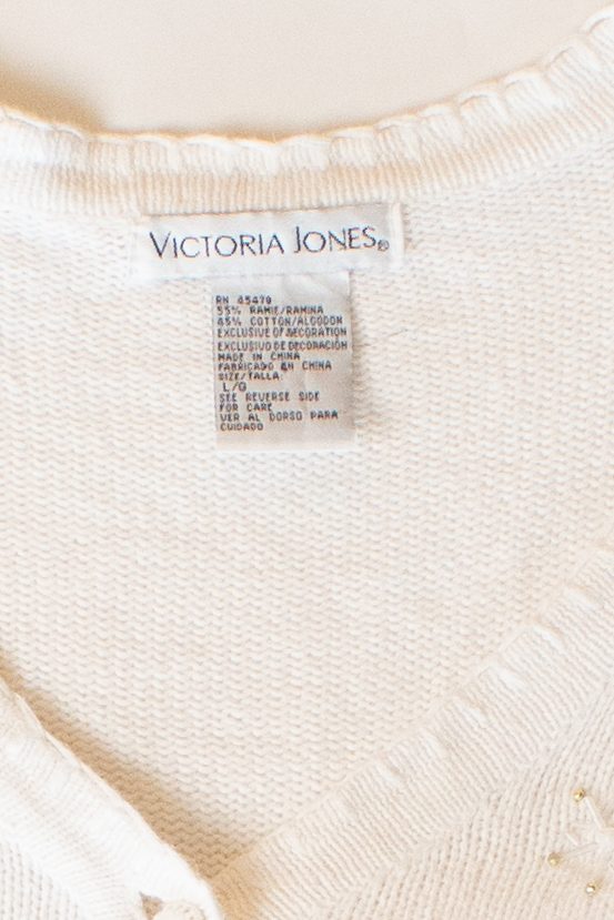 Vintage White Nutcracker Christmas Cardigan (1990s)