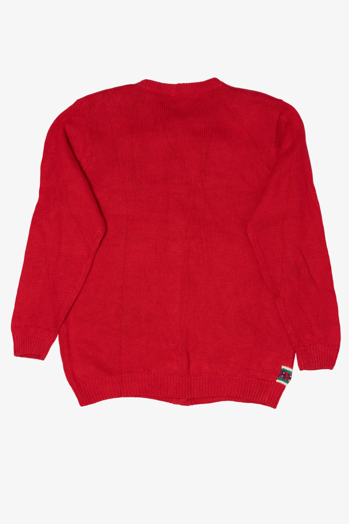 Vintage Red Alfred Dunner Polar Bears Ugly Christmas Cardigan (1990s)