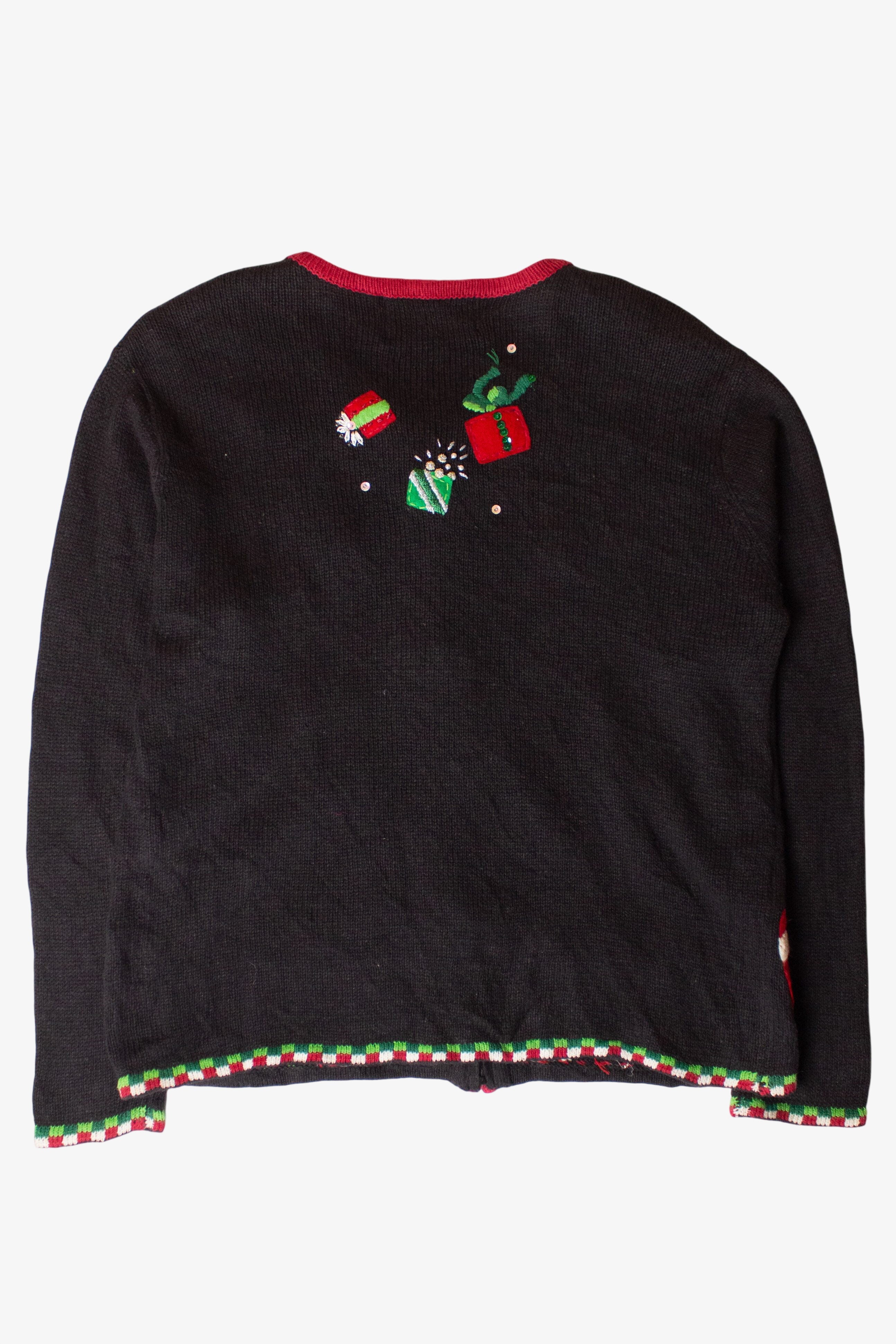 Vintage Santa Gifts Christmas Cardigan (1990s)