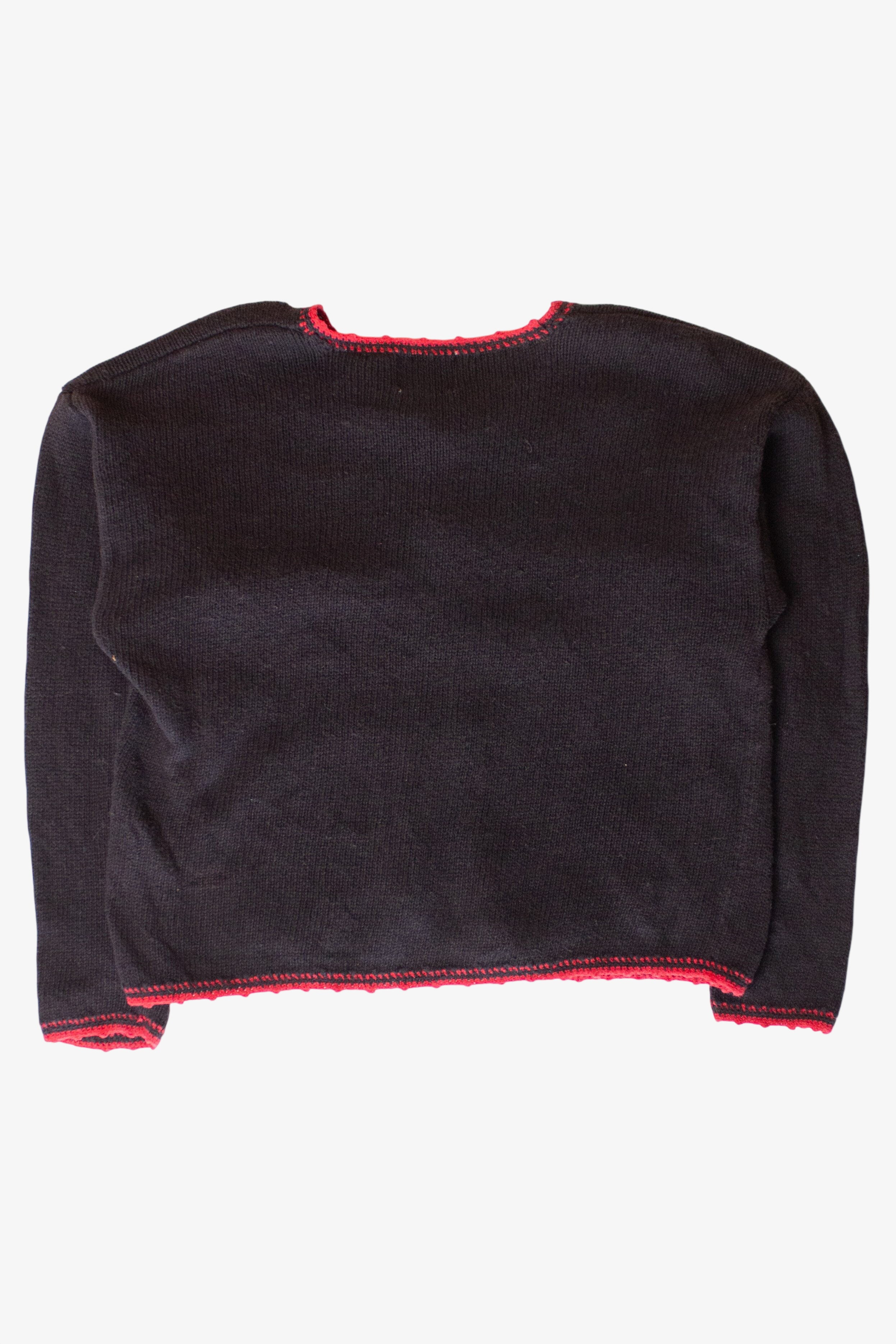 Vintage Skating Bears Christmas Cardigan (1990s)