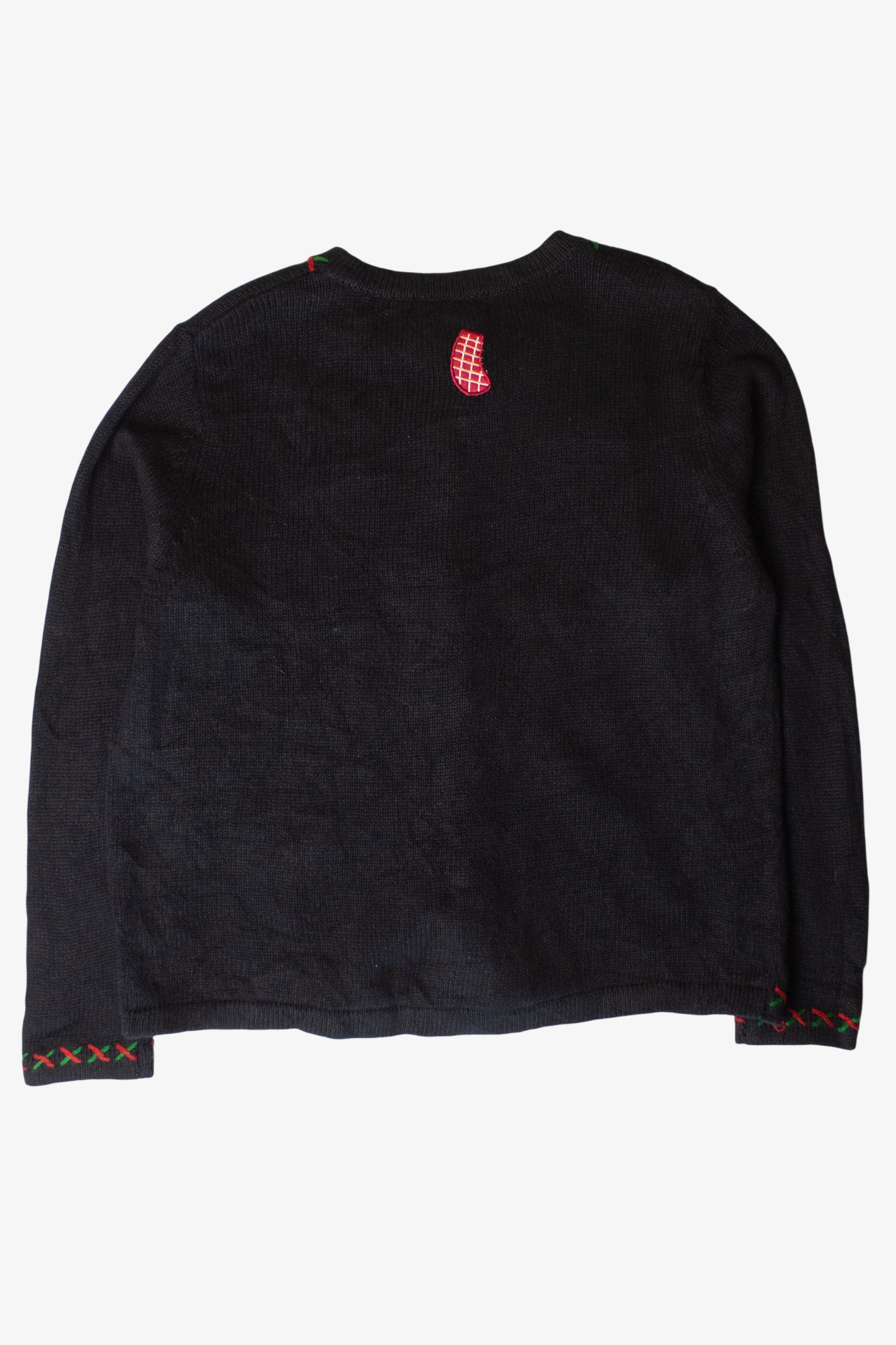 Vintage Patch Collage Christmas Cardigan (2000s)