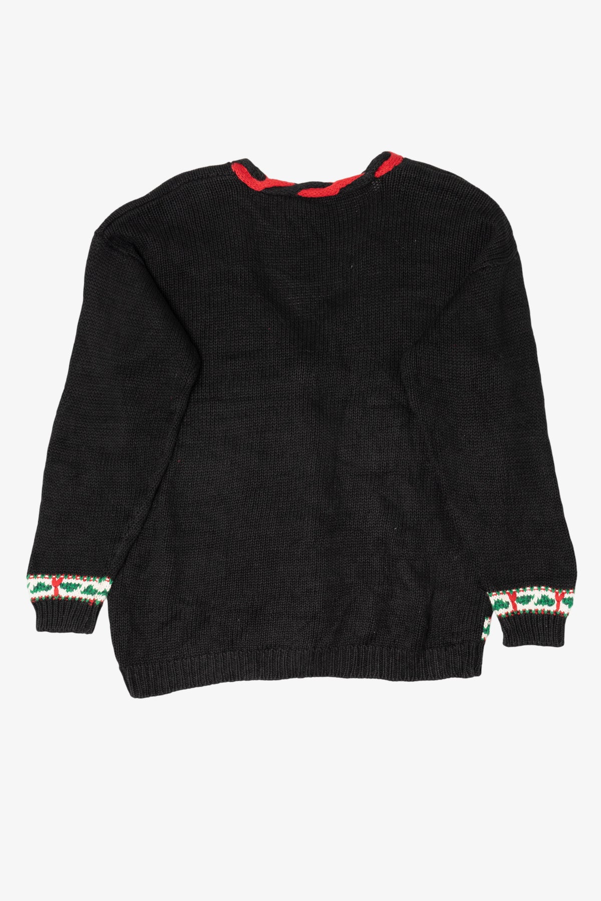 Vintage Black Hasting & Smith Ugly Christmas Cardigan (1990s)