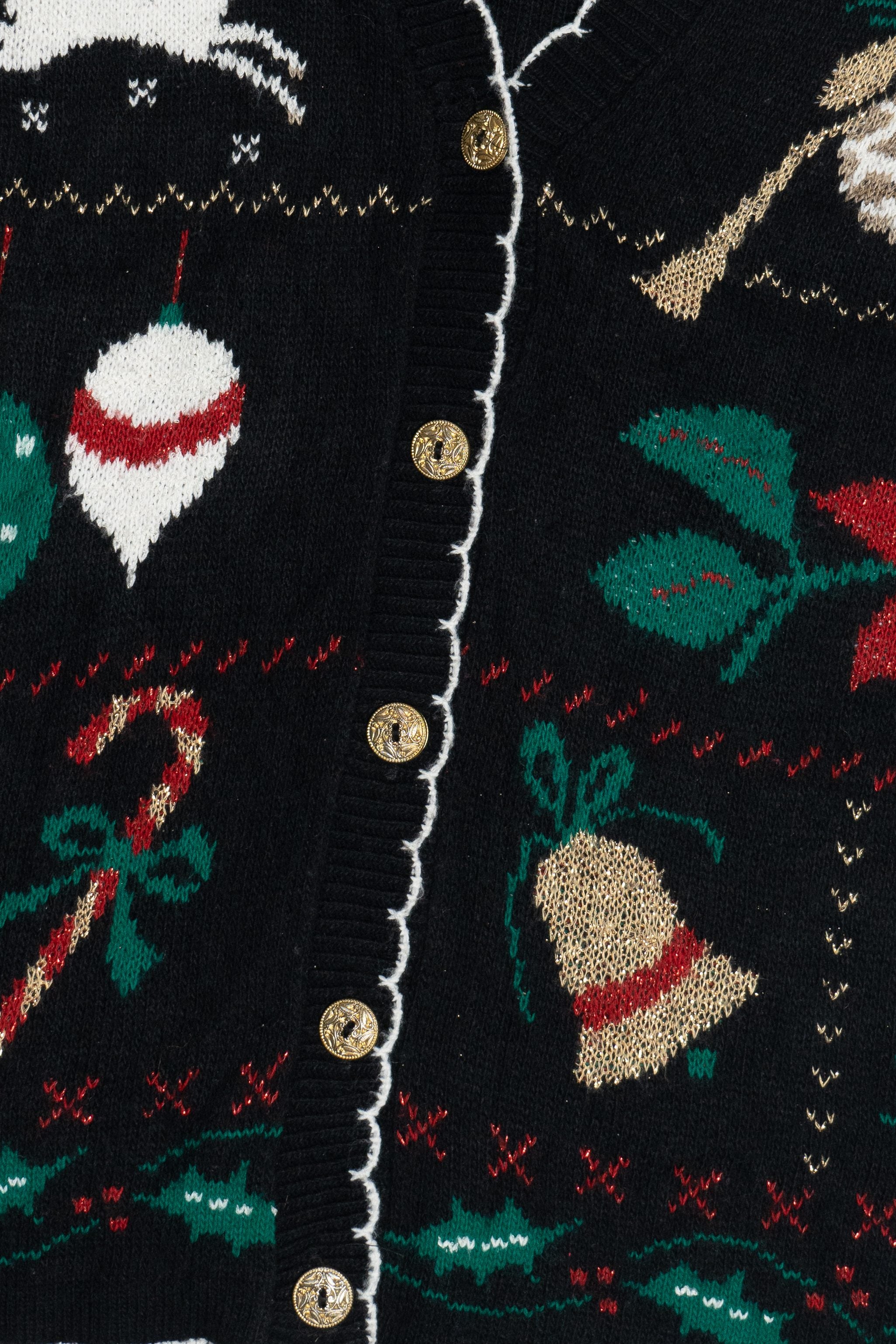 Vintage Bedford Fair Ugly Christmas Cardigan (1980s)