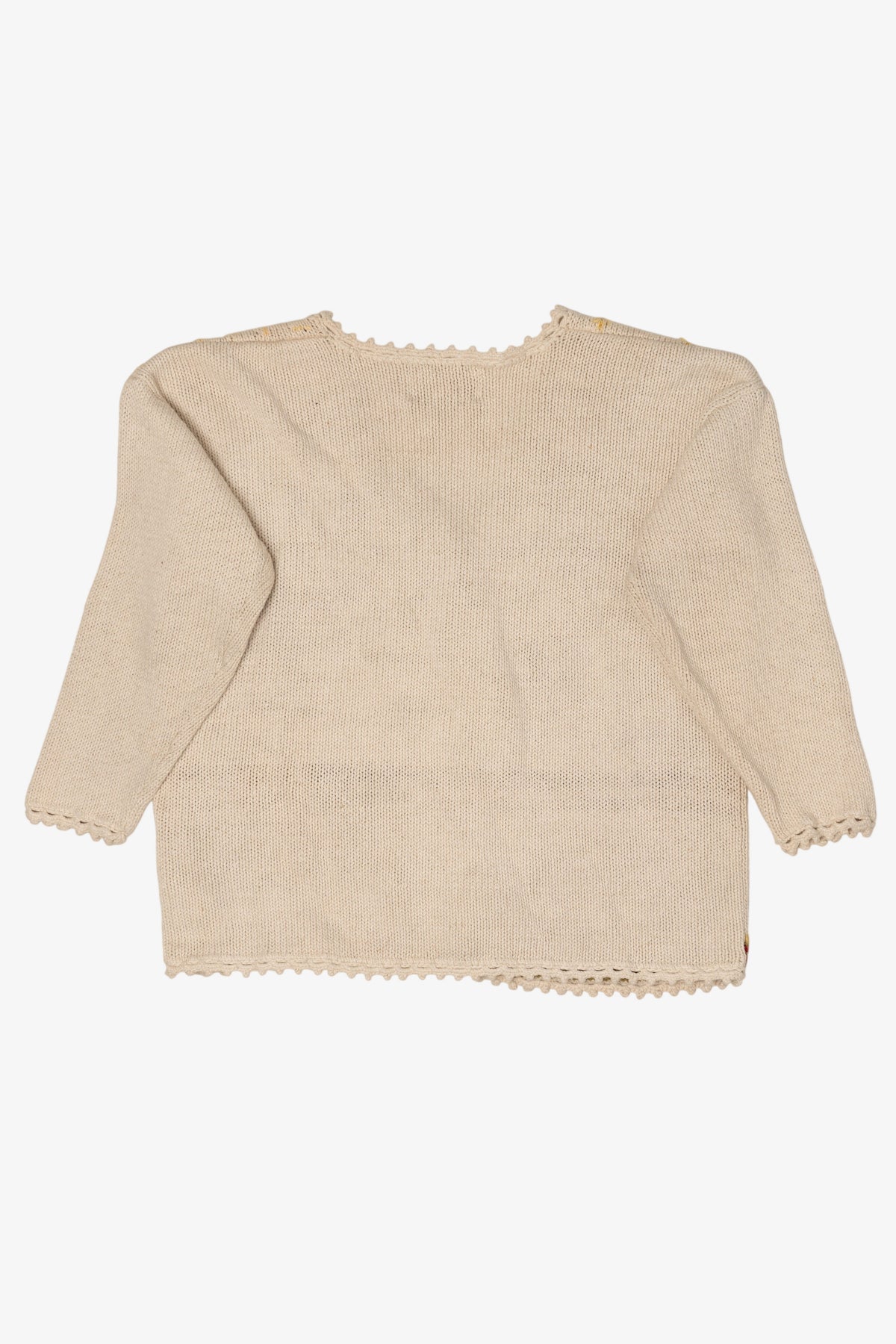 Vintage Ivory Tiara International Ugly Christmas Cardigan (1990s)