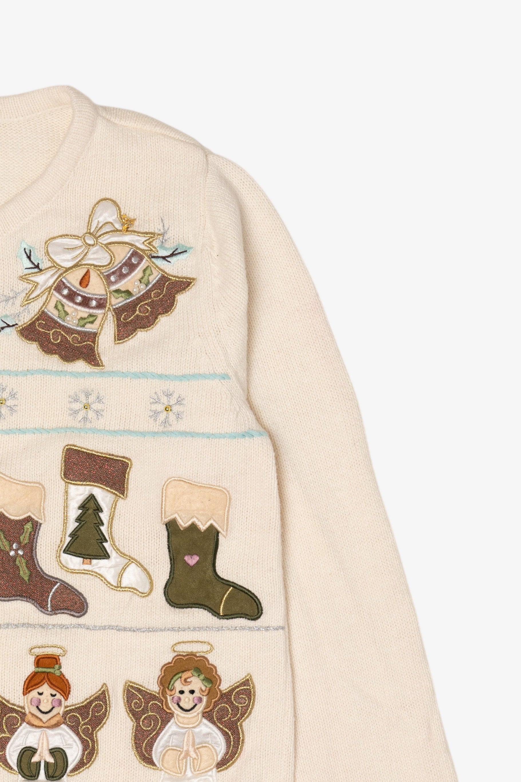 Vintage Bechamel Angels Ugly Christmas Cardigan (1990s)