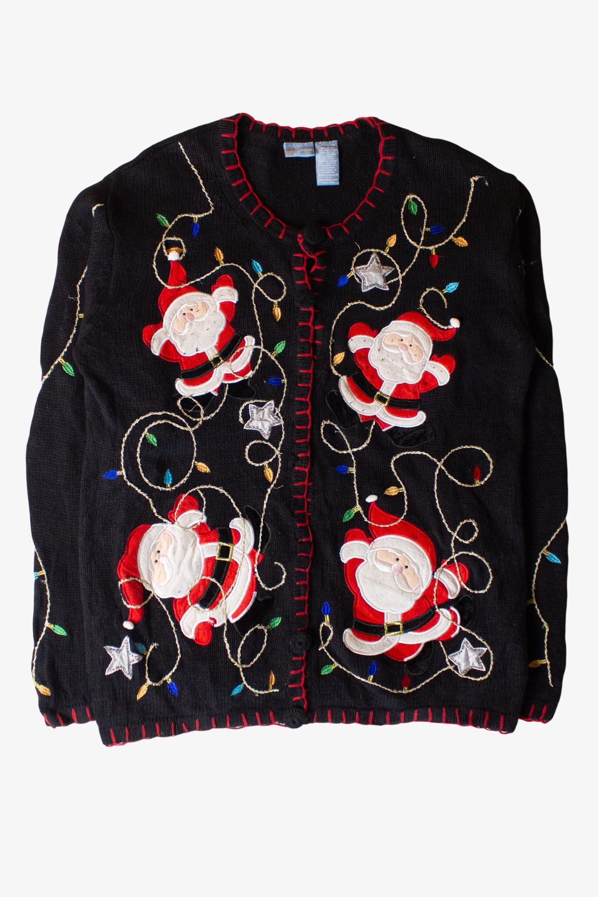 Vintage Holiday Editions Santas Ugly Christmas Cardigan (2000s)
