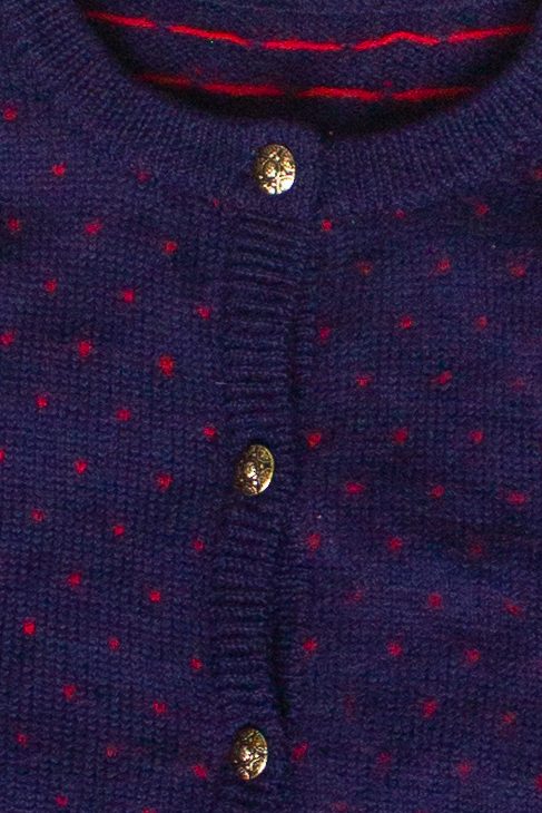 Vintage Intarsia Knit Christmas Emblems Ugly Christmas Sweater