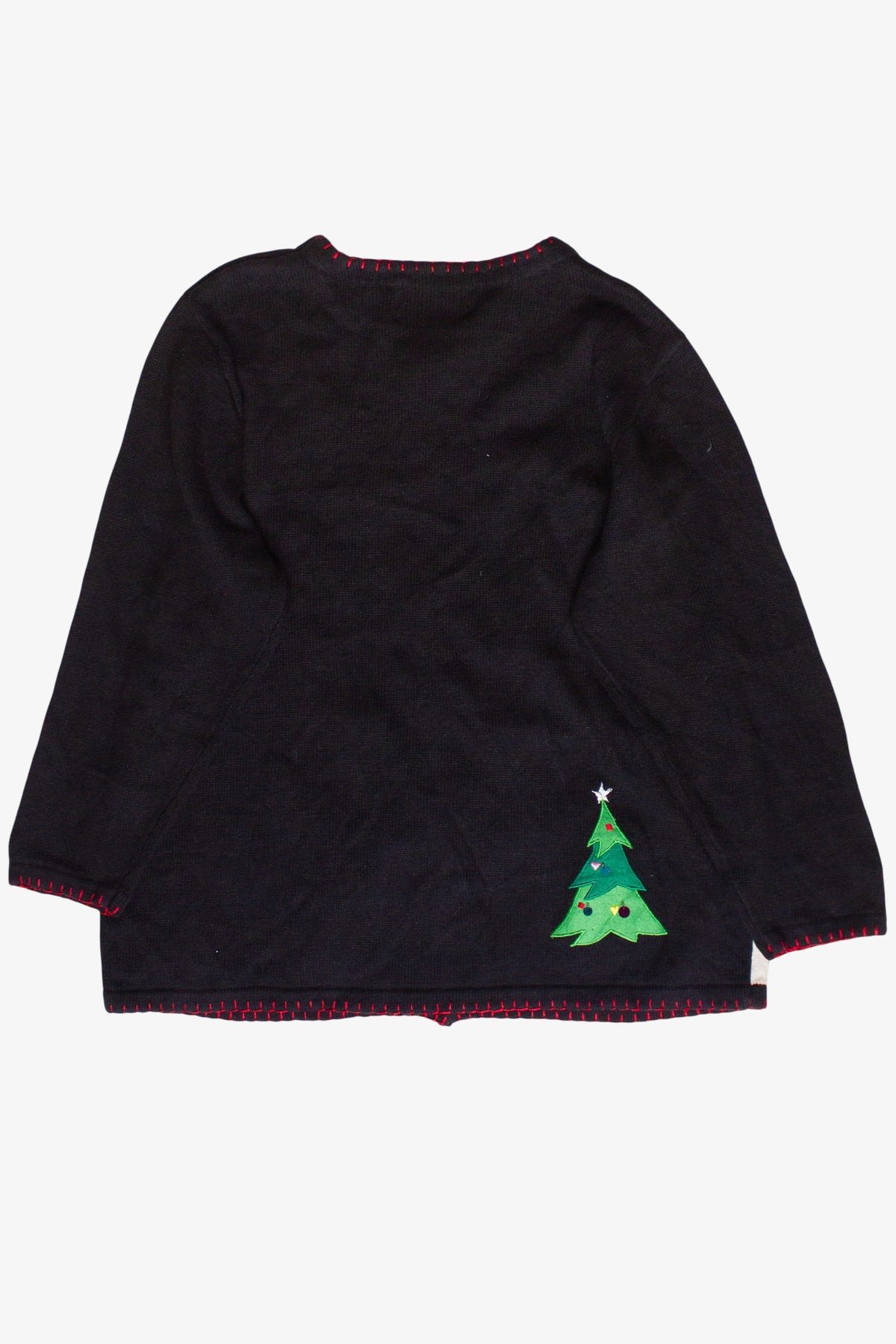 Vintage Festive Dogs Quacker Factory Ugly Christmas Sweater