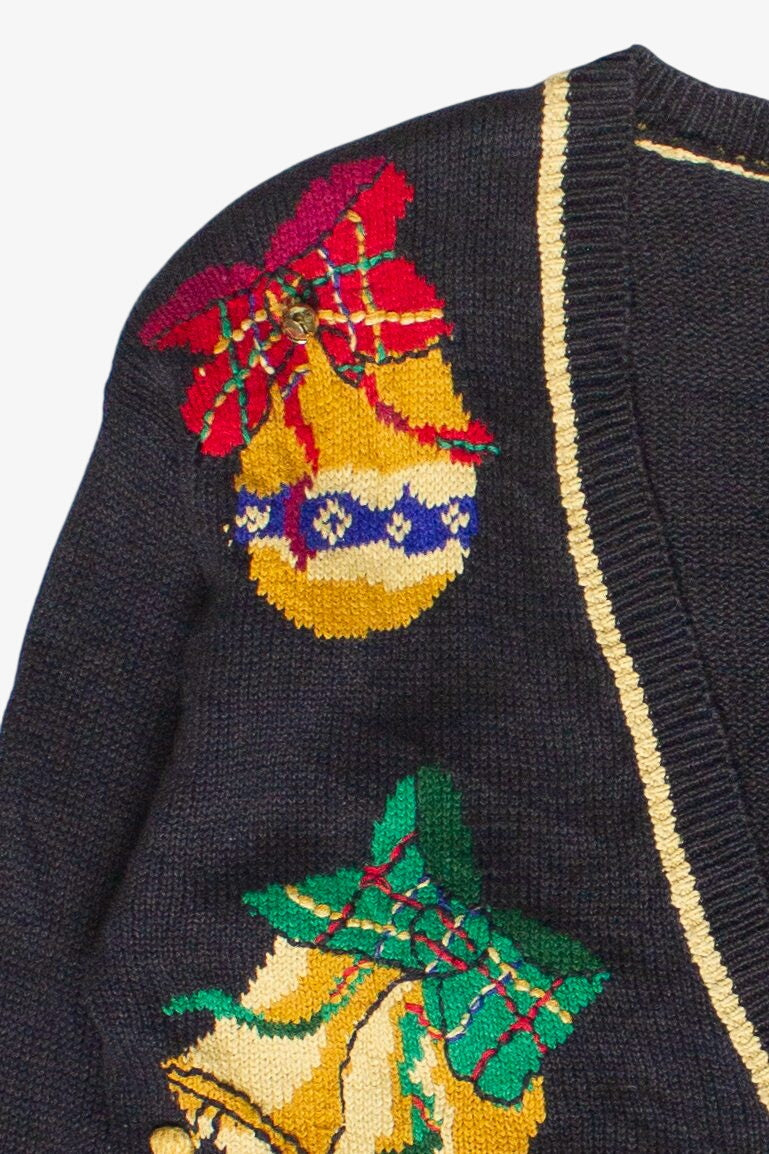 Vintage Norton McNaughton Holiday Bells Ugly Christmas Sweater (1990s)