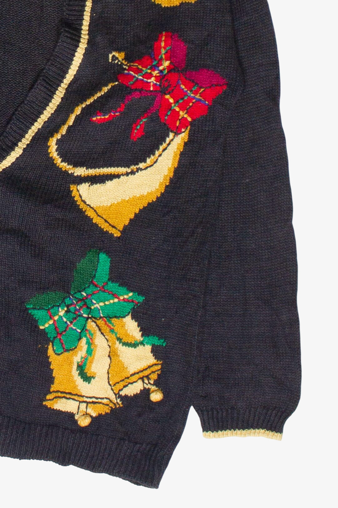 Vintage Norton McNaughton Holiday Bells Ugly Christmas Sweater (1990s)
