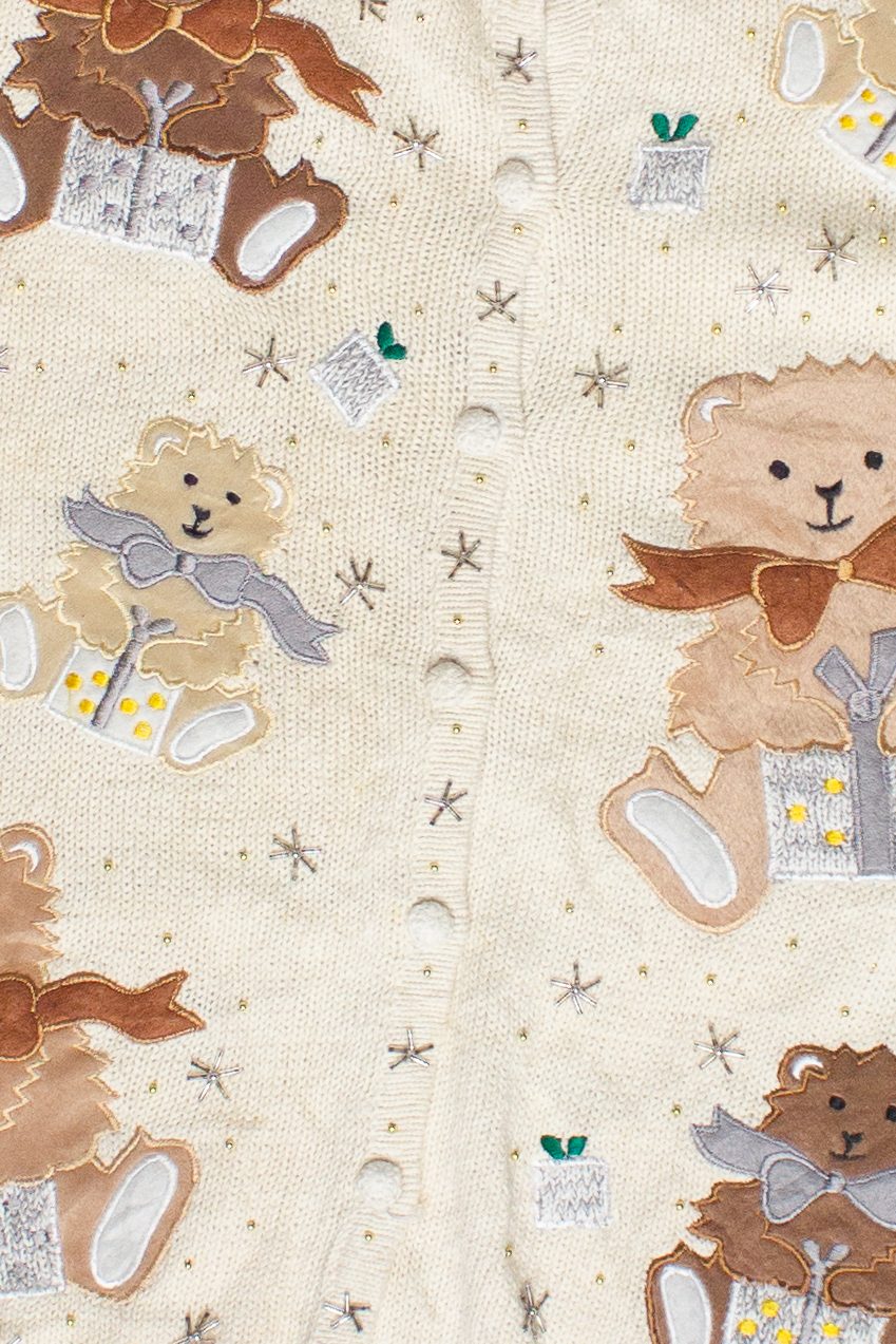 Vintage Gifting Bears Ugly Christmas Sweater (2000s)